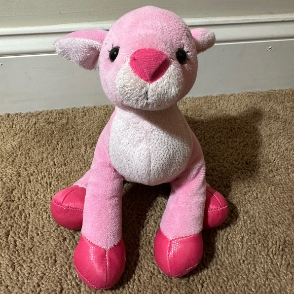 Webkinz Ganz Plush Blushing Fawn Pink Deer HM774 No Code Rare